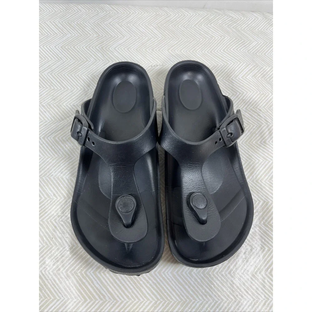 Birkenstock Girl's Black Eva Gizeh Slip On Sandal Youth‎ Size 32 L1